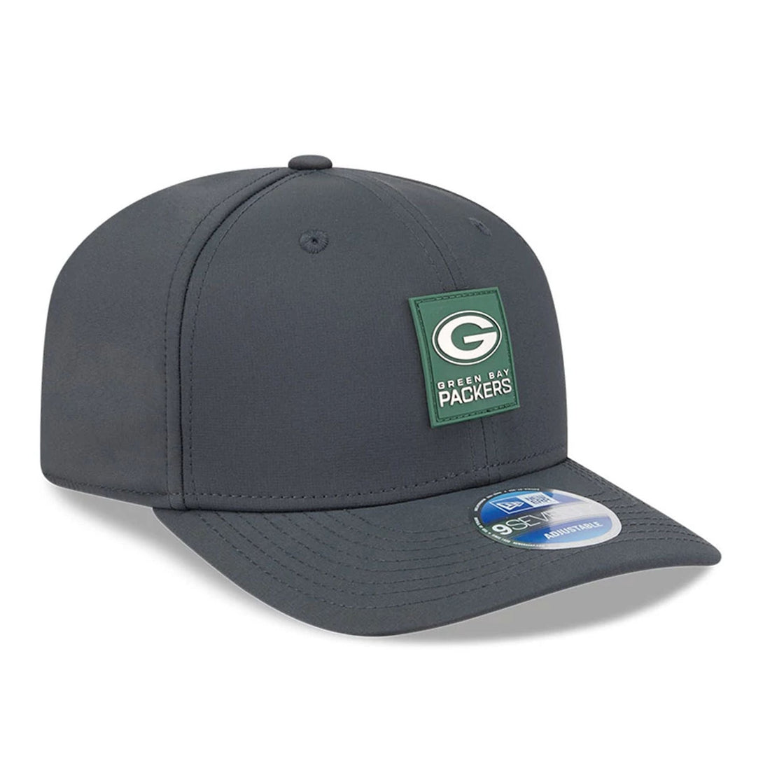 Green Bay Packers NFL Sideline 2025 Charcoal 9SEVENTY Stretch Snap Adjustable Cap - baseball sapka