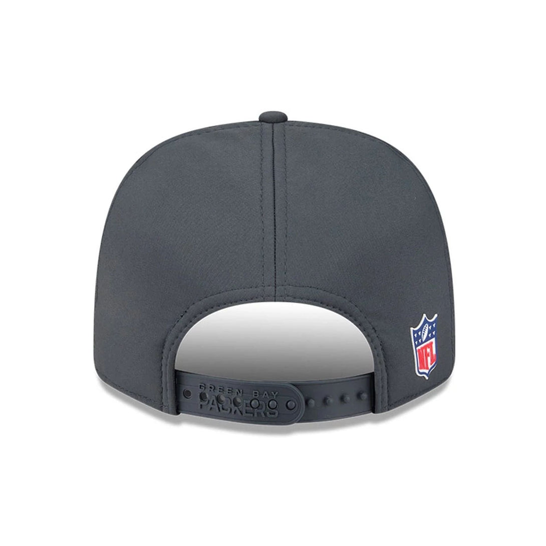 Green Bay Packers NFL Sideline 2025 Charcoal 9SEVENTY Stretch Snap Adjustable Cap - baseball sapka