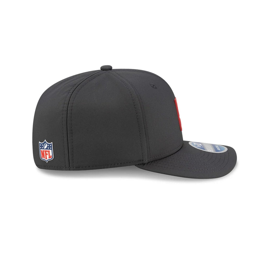 Kansas City Chiefs NFL Sideline 2025 Charcoal 9SEVENTY Stretch Snap Adjustable Cap - baseball sapka