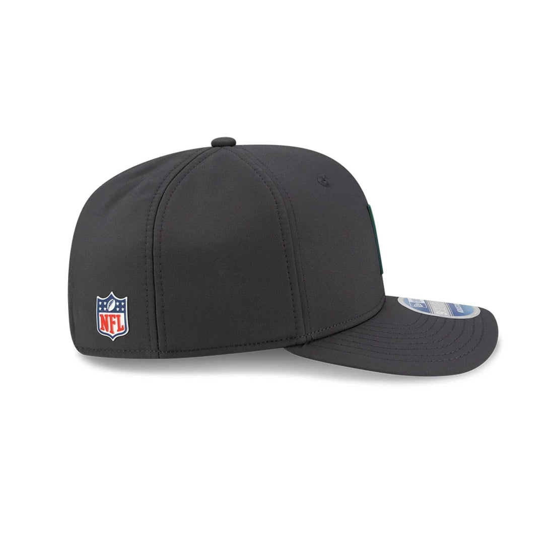 New York Jets NFL Sideline 2025 Charcoal 9SEVENTY Stretch Snap Adjustable Cap - baseball sapka