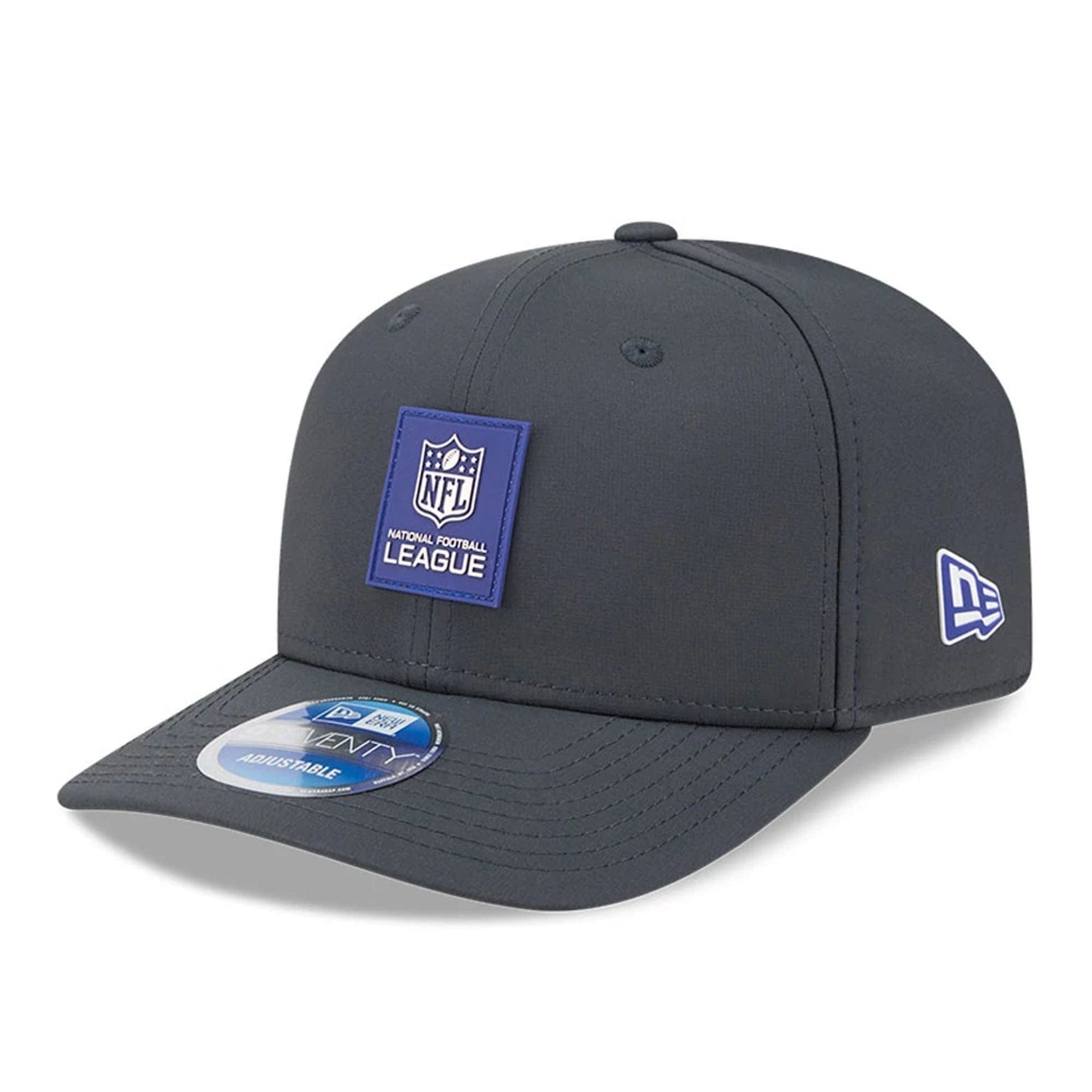 Official Logo NFL Sideline 2025 Charcoal 9SEVENTY Stretch Snap Adjustable Cap - baseball sapka