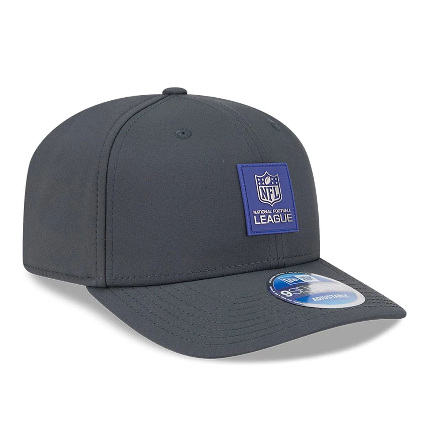 Official Logo NFL Sideline 2025 Charcoal 9SEVENTY Stretch Snap Adjustable Cap - baseball sapka