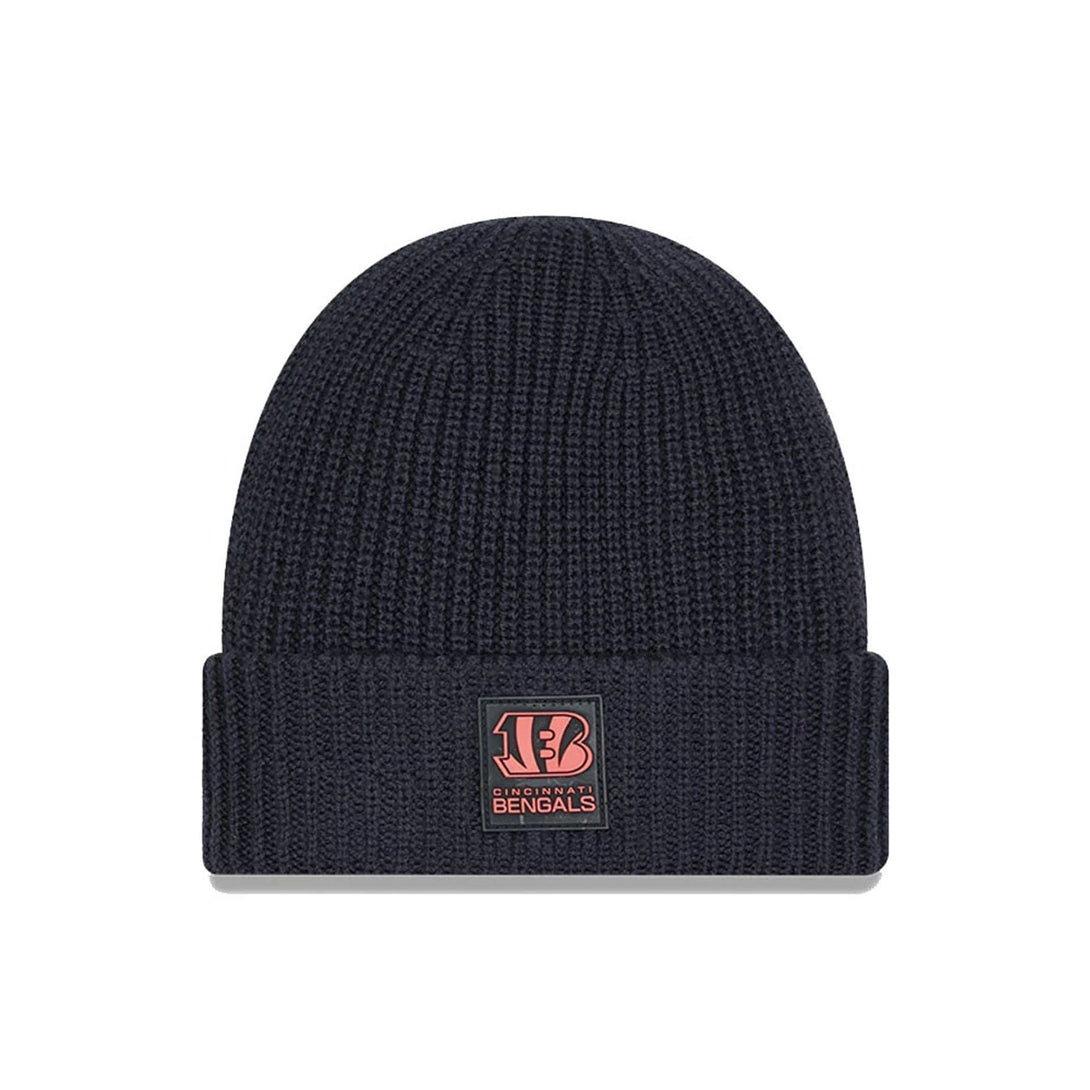 Cincinnati Bengals NFL Sideline 2025 Charcoal Cuff Knit Beanie Hat - kötött sapka