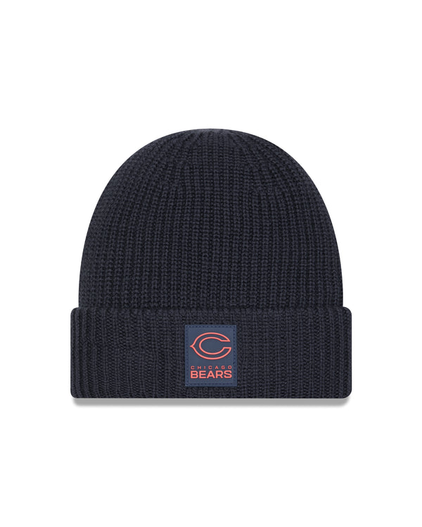 Chicago Bears 2025 Sideline Cold Weather Cuffed Knit Hat - baseball sapka