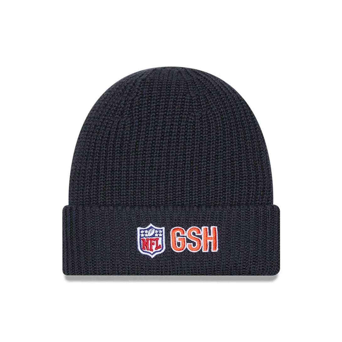 Chicago Bears NFL Sideline 2025 Charcoal Cuff Knit Beanie Hat - kötött sapka