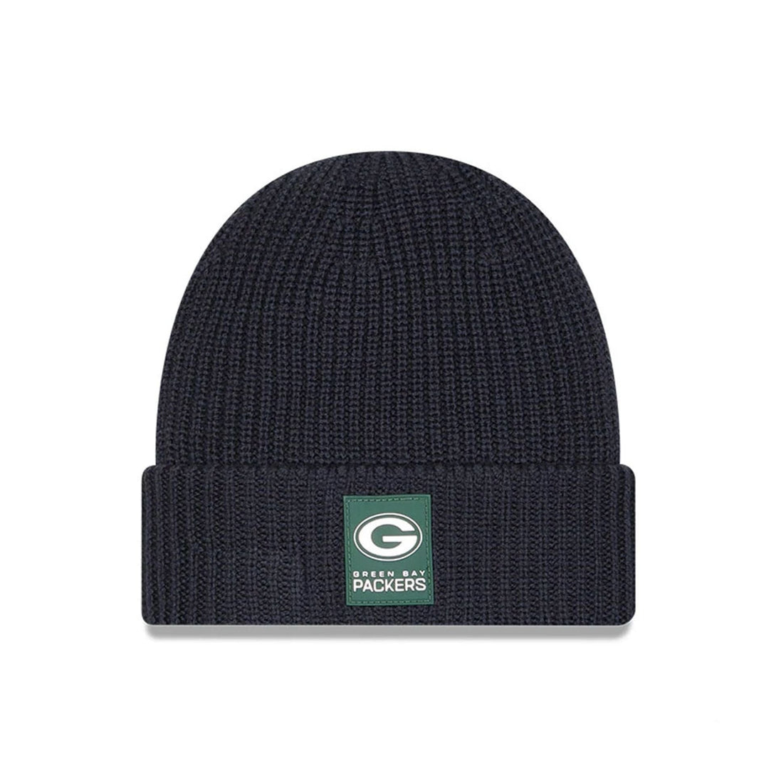 Green Bay Packers NFL Sideline 2025 Charcoal Cuff Knit Beanie Hat - kötött sapka