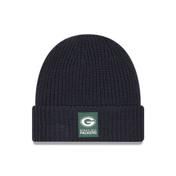 Green Bay Packers NFL Sideline 2025 Charcoal Cuff Knit Beanie Hat - kötött sapka