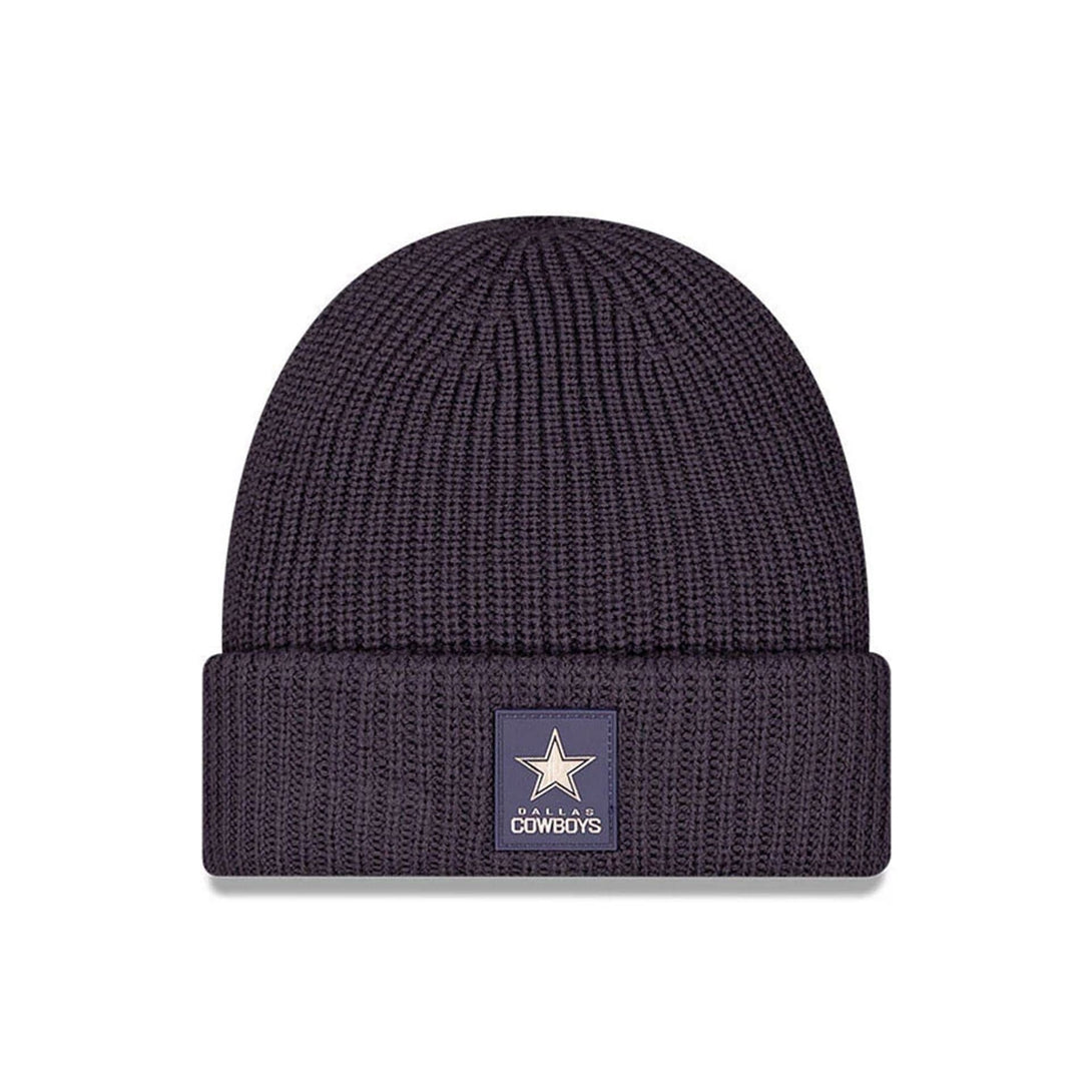 Dallas Cowboys NFL Sideline 2025 Charcoal Cuff Knit Beanie Hat - kötött sapka