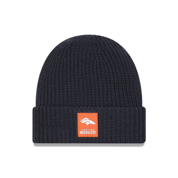 Denver Broncos NFL Sideline 2025 Charcoal Cuff Knit Beanie Hat - kötött sapka