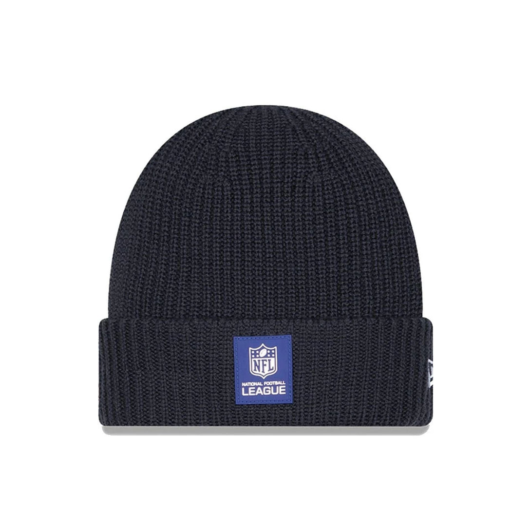 Official Logo NFL Sideline 2025 Charcoal Cuff Knit Beanie Hat - kötött sapka