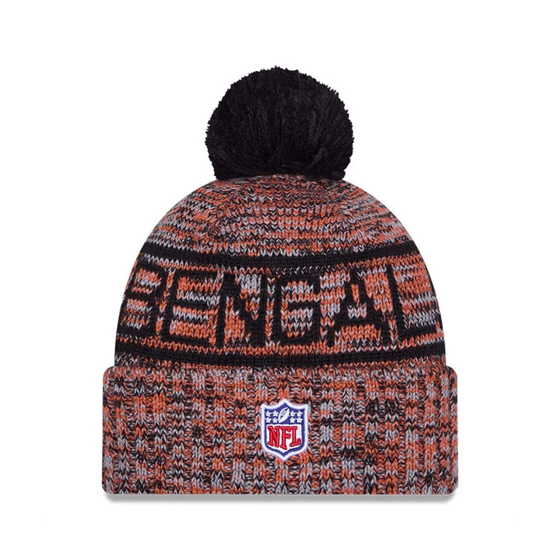 Cincinnati Bengals NFL Sideline 2025 Black Sport Knit Beanie Hat - kötött sapka