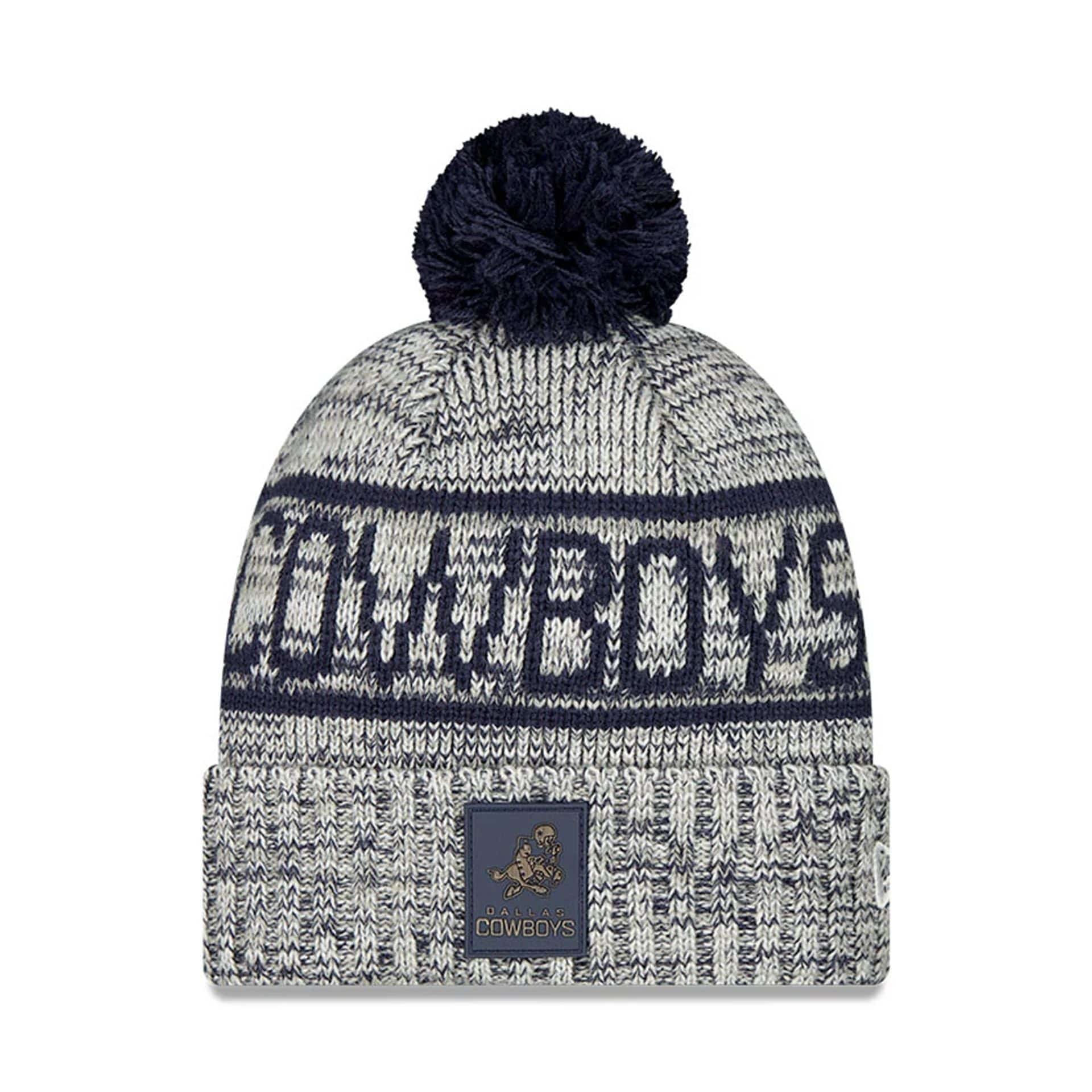 Dallas Cowboys NFL Sideline 2025 Dark Blue Sport Knit Beanie Hat - kötött sapka
