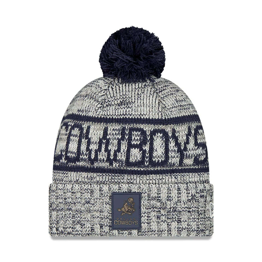 Dallas Cowboys NFL Sideline 2025 Dark Blue Sport Knit Beanie Hat - kötött sapka