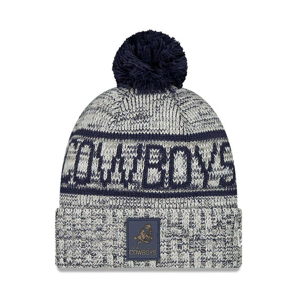 Dallas Cowboys NFL Sideline 2025 Dark Blue Sport Knit Beanie Hat - kötött sapka