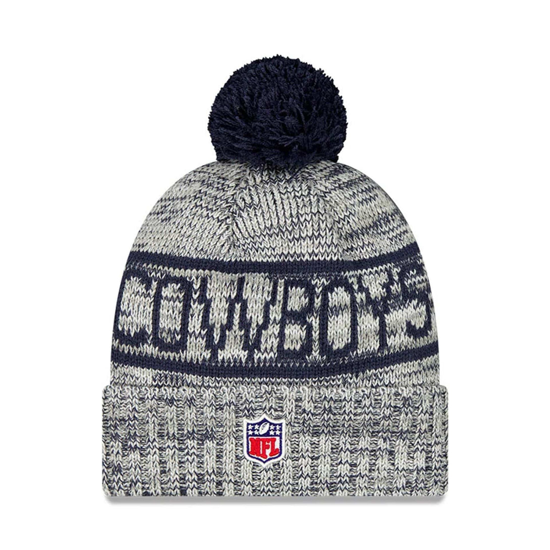 Dallas Cowboys NFL Sideline 2025 Dark Blue Sport Knit Beanie Hat - kötött sapka