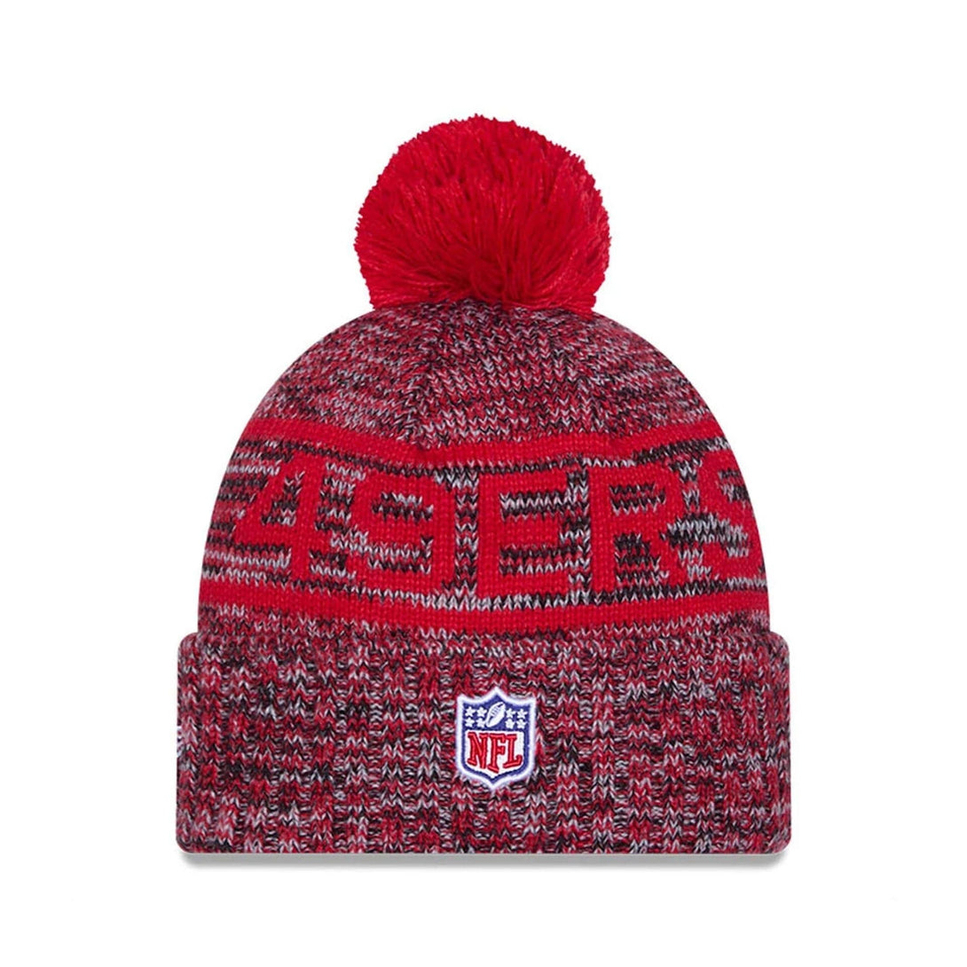 San Francisco 49ers NFL Sideline 2025 Red Sport Knit Beanie Hat - kötött sapka