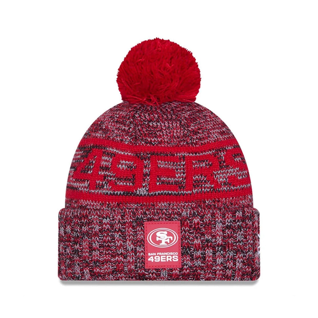 San Francisco 49ers NFL Sideline 2025 Red Sport Knit Beanie Hat - kötött sapka