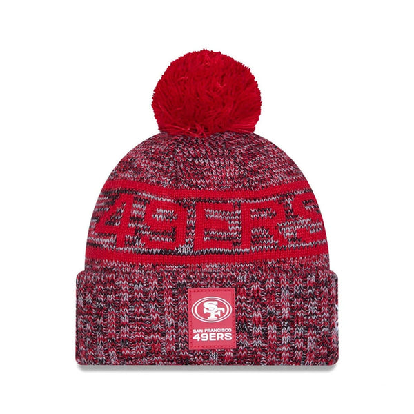 San Francisco 49ers NFL Sideline 2025 Red Sport Knit Beanie Hat - kötött sapka