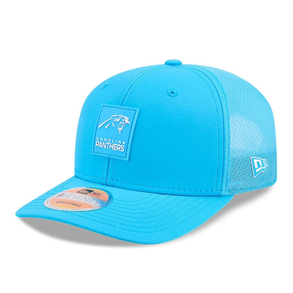 Carolina Panthers NFL Sideline 2025 Blue 9SEVENTY Trucker Stretch Snap Adjustable Cap - baseball sapka