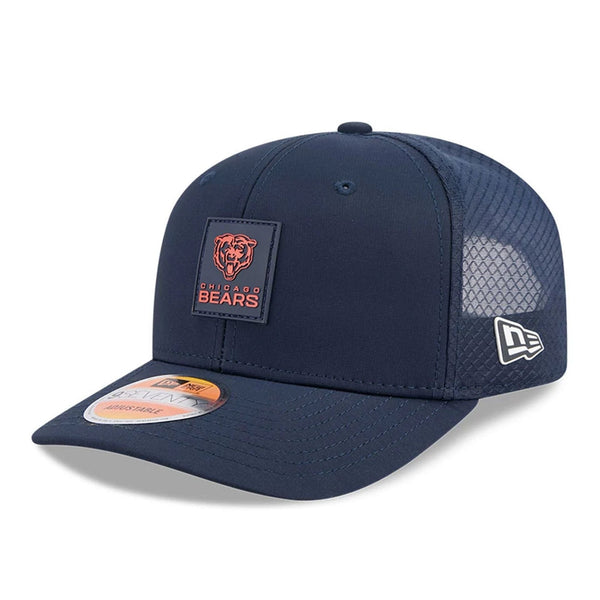 Chicago Bears NFL Sideline 2025 Navy 9SEVENTY Trucker Stretch Snap Adjustable Cap - baseball sapka