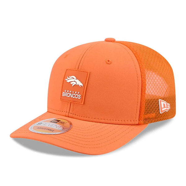 Denver Broncos NFL Sideline 2025 Orange 9SEVENTY Trucker Stretch Snap Adjustable Cap - baseball sapka