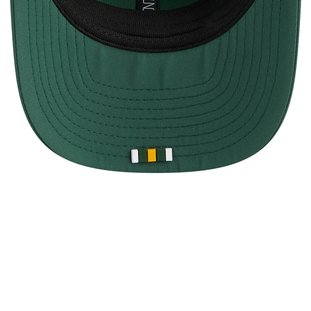 Green Bay Packers NFL Sideline 2025 Dark Green 9SEVENTY Trucker Stretch Snap Adjustable Cap - baseball sapka