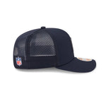 Houston Texans NFL Sideline 2025 Navy 9SEVENTY Trucker Stretch Snap Adjustable Cap - baseball sapka