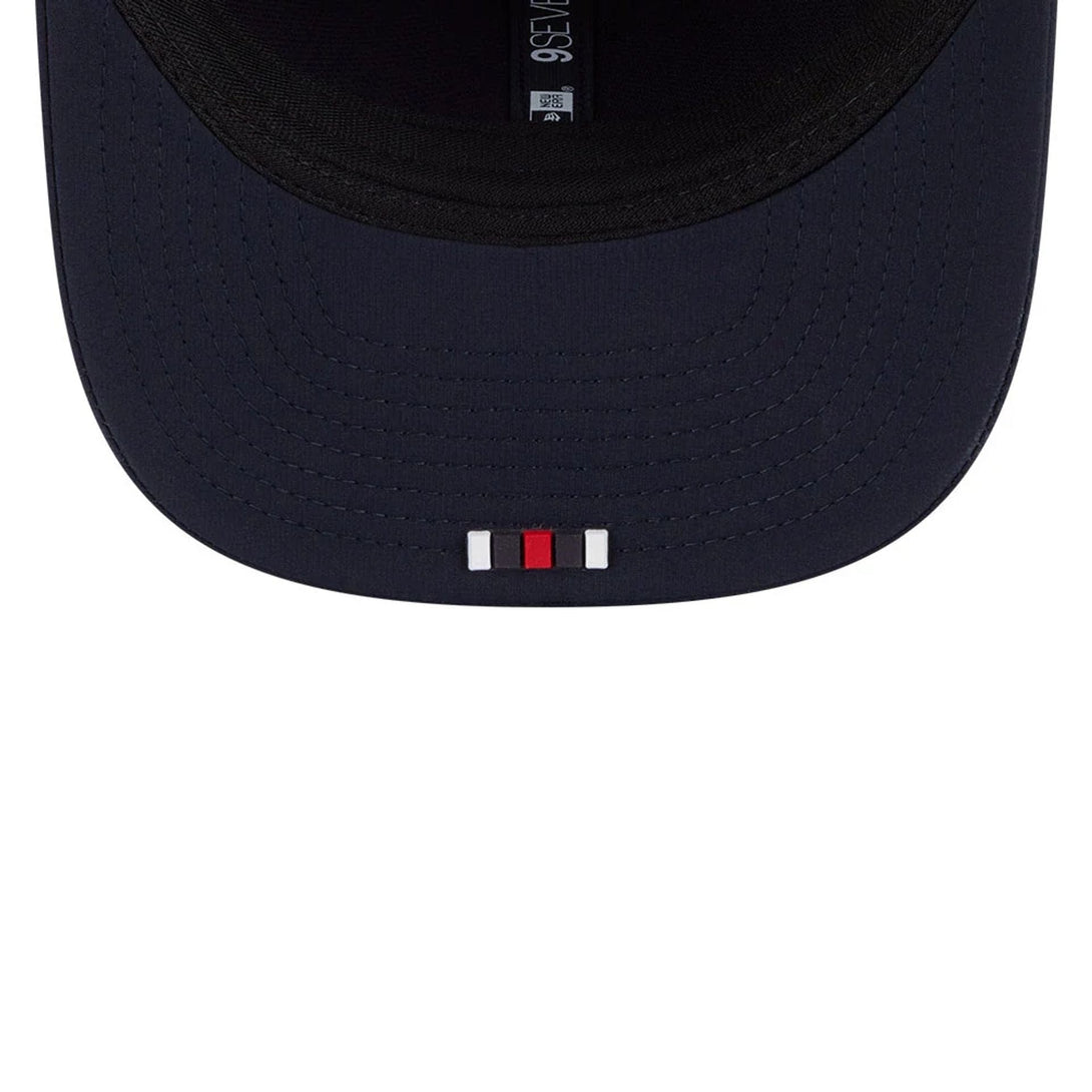 Houston Texans NFL Sideline 2025 Navy 9SEVENTY Trucker Stretch Snap Adjustable Cap - baseball sapka