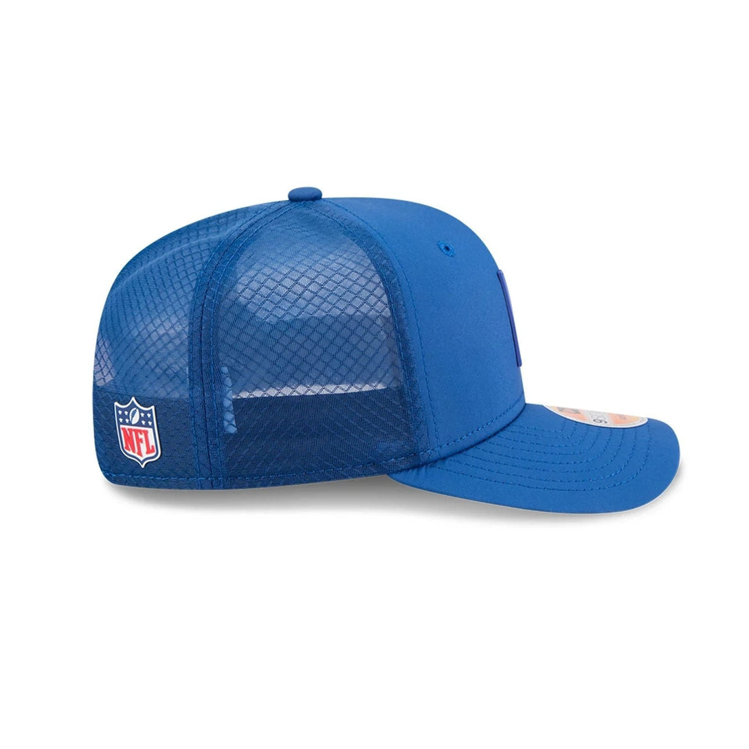 Indianapolis Colts NFL Sideline 2025 Blue 9SEVENTY Trucker Stretch Snap Adjustable Cap - baseball sapka
