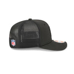 Arizona Cardinals NFL Sideline 2025 Black 9SEVENTY Trucker Stretch Snap Adjustable Cap - baseball sapka
