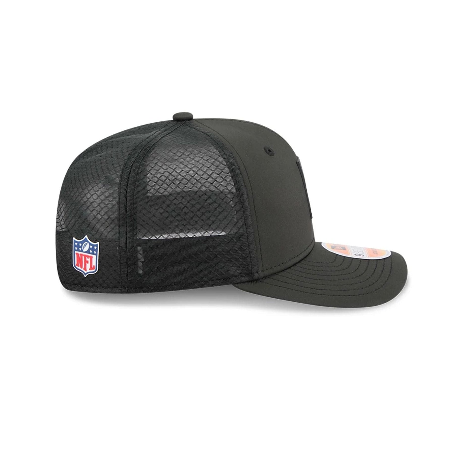 Cincinnati Bengals NFL Sideline 2025 Black 9SEVENTY Trucker Stretch Snap Adjustable Cap - baseball sapka