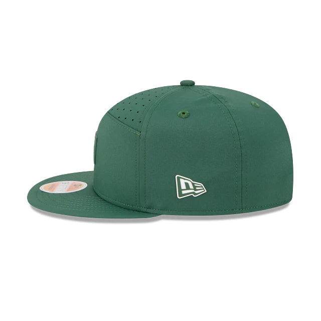 New Era Men's Green Green Bay Packers 2025 Sideline Split Panel 9FIFTY Snapback - baseball sapka