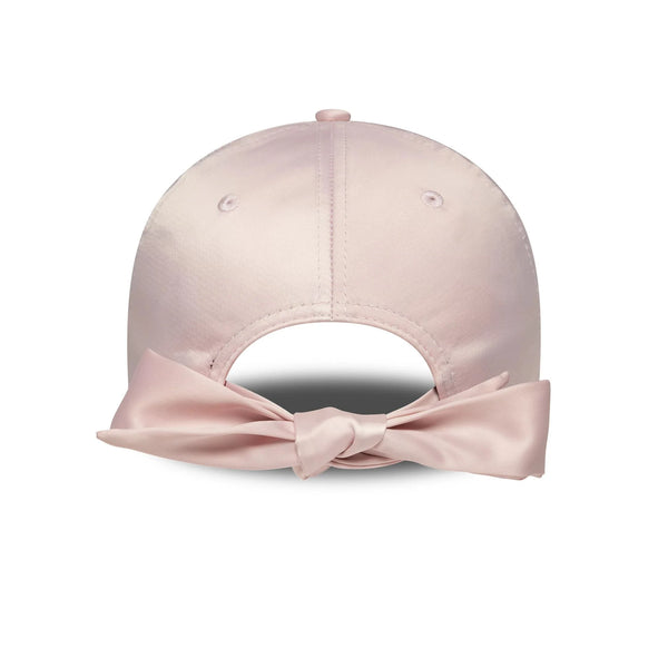 New Era New York Yankees Womens Satin Bow Back Pastel Pink 9FORTY baseball sapka