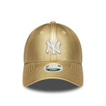 New Era New York Yankees Womens MLB Metallic Gold 9FORTY baseball sapka