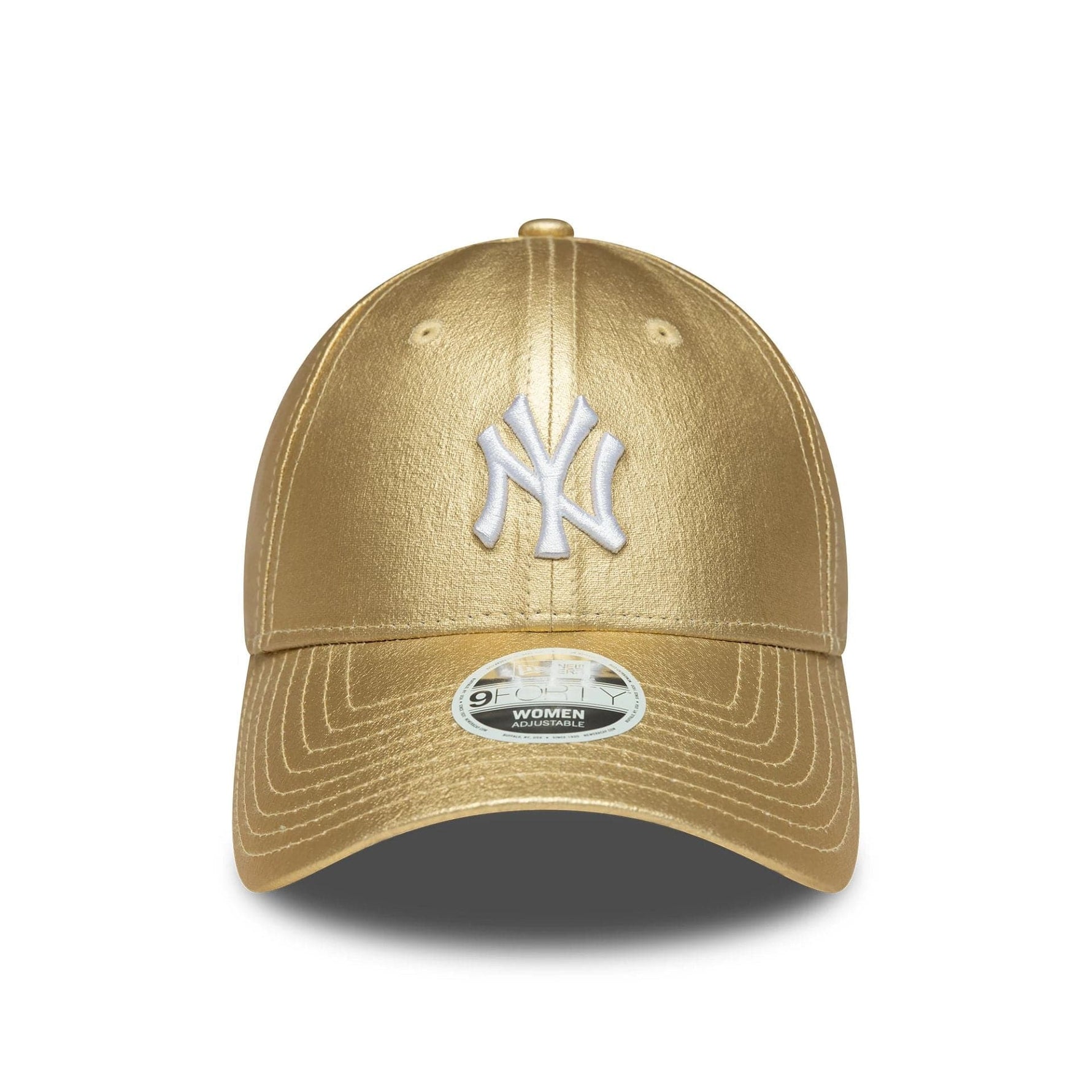 New Era New York Yankees Womens MLB Metallic Gold 9FORTY baseball sapka