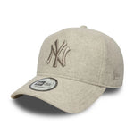 New Era New York Yankees MLB Melton Wool Cream 9FORTY E-Frame baseball sapka