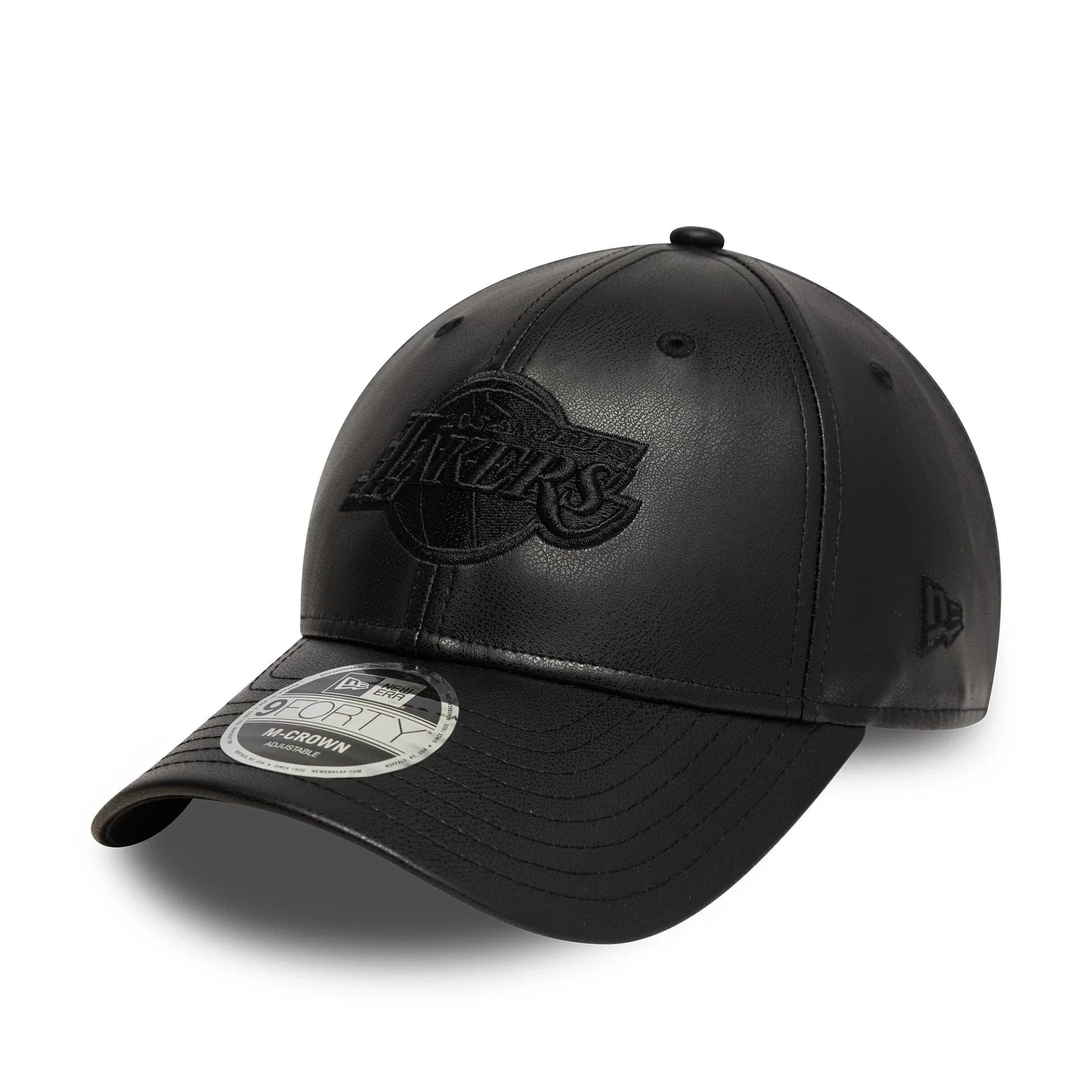 New Era LA Lakers NBA PU Black 9FORTY M-Crown baseball sapka