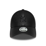 New Era New York Yankees Womens MLB PU Black 9FORTY műbőr baseball sapka, női