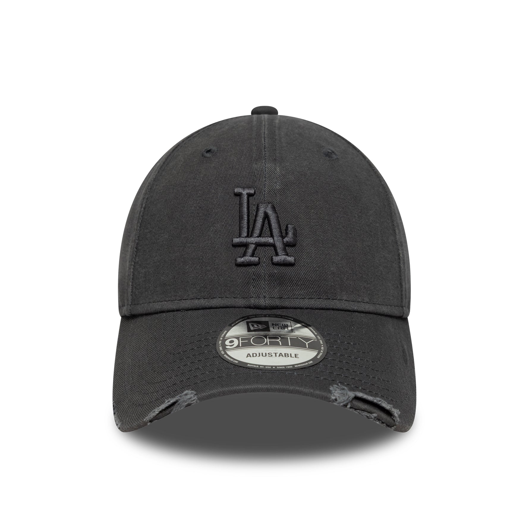 New Era LA Dodgers MLB Washed Distressed Charcoal 9FORTY baseball sapka