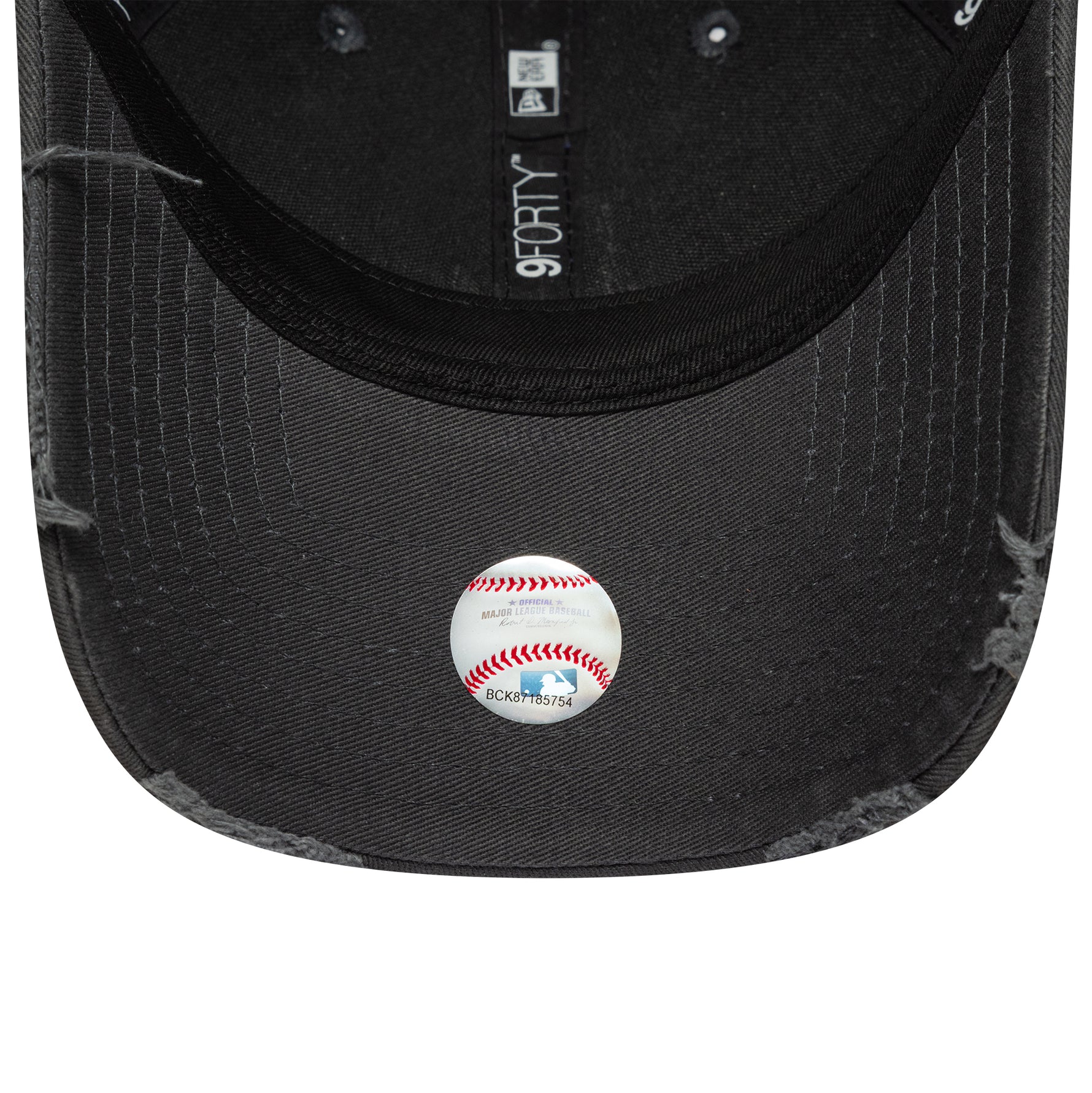 New Era LA Dodgers MLB Washed Distressed Charcoal 9FORTY baseball sapka