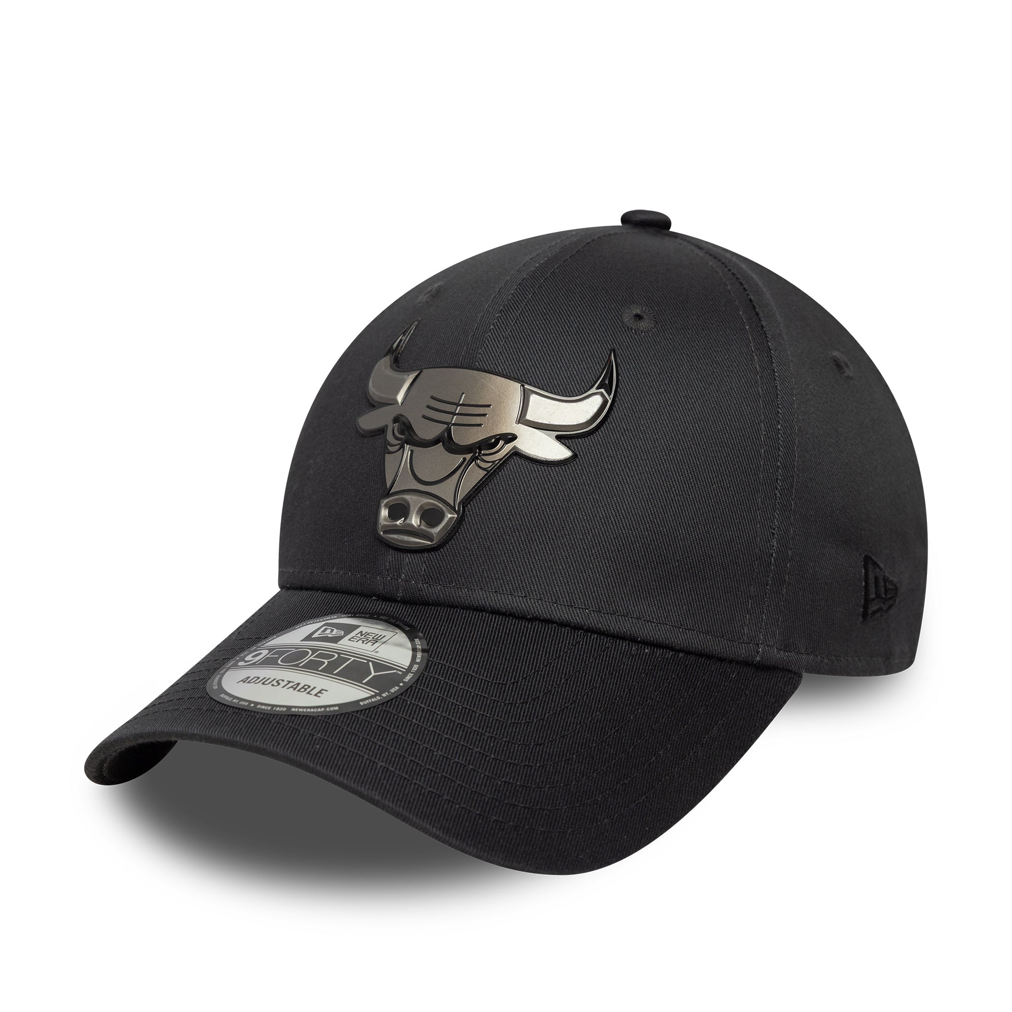 New Era Chicago Bulls NBA Metallic Charcoal 9FORTY baseball sapka
