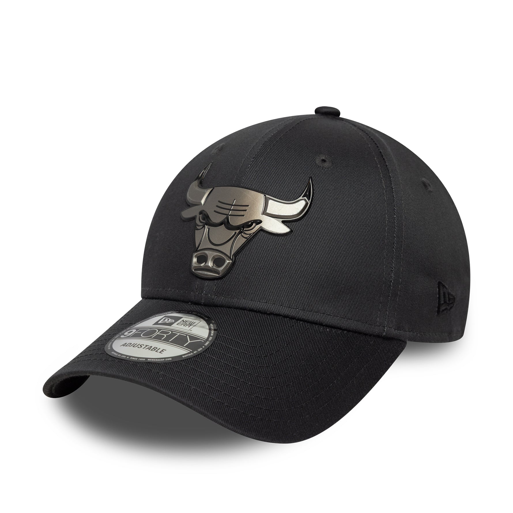 New Era Chicago Bulls NBA Metallic Charcoal 9FORTY baseball sapka
