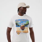 New Era LA Lakers NBA Beach Graphic White póló