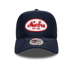 New Era Oval Foam Patch Navy Trucker sapka