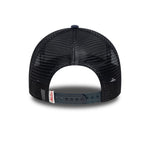 New Era Oval Foam Patch Navy Trucker sapka
