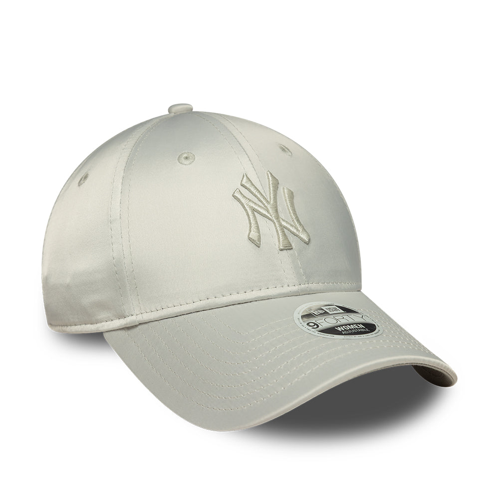 New York Yankees MLB Satin Bow Back 9FORTY Grey baseball sapka