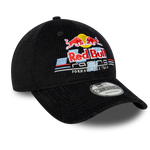 New Era Red Bull Racing Distressed Cord Nero 9FORTY baseball sapka