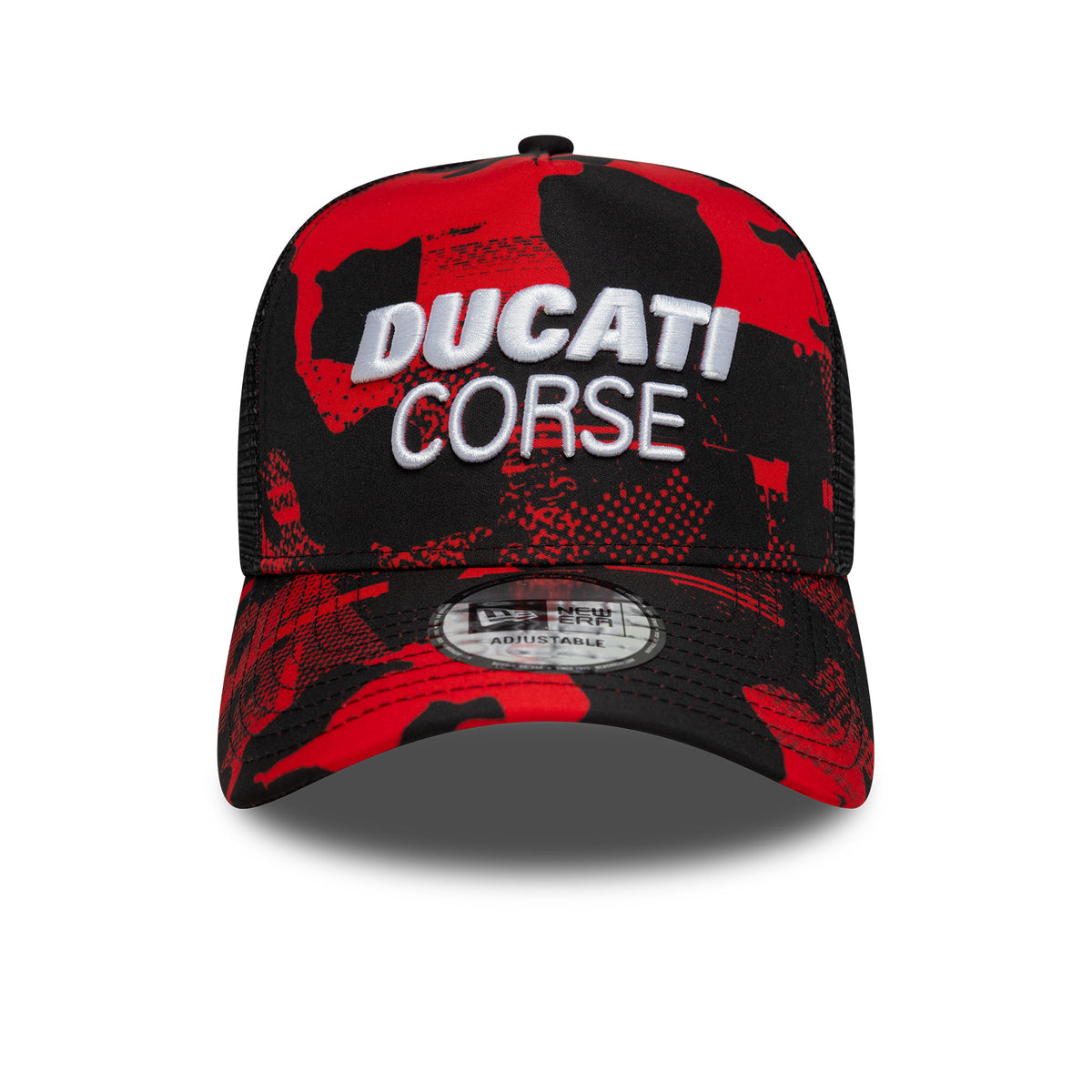 New Era Ducati Motor Camo Black 9FORTY E-Frame Trucker sapka