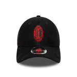 New Era AC Milan Faux Suede Black 9FORTY M-Crown Baseball sapka