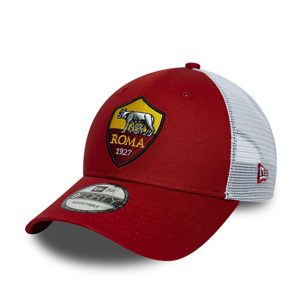 New Era AS Roma League Dark Red 9FORTY baseball sapka